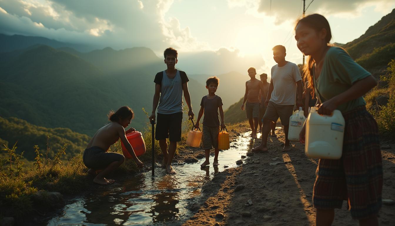 Mountain water source
